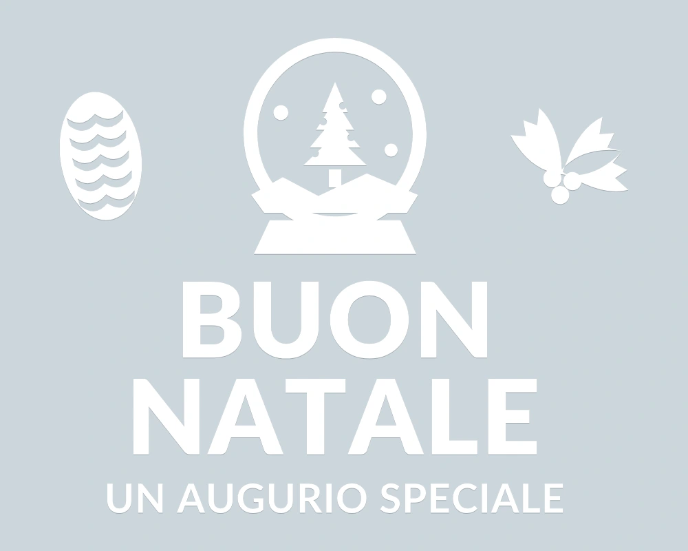 Paesaggio nella sfera - Emblema centrale - BUON NATALE - disegno esatto; fondo di presentazione escluso