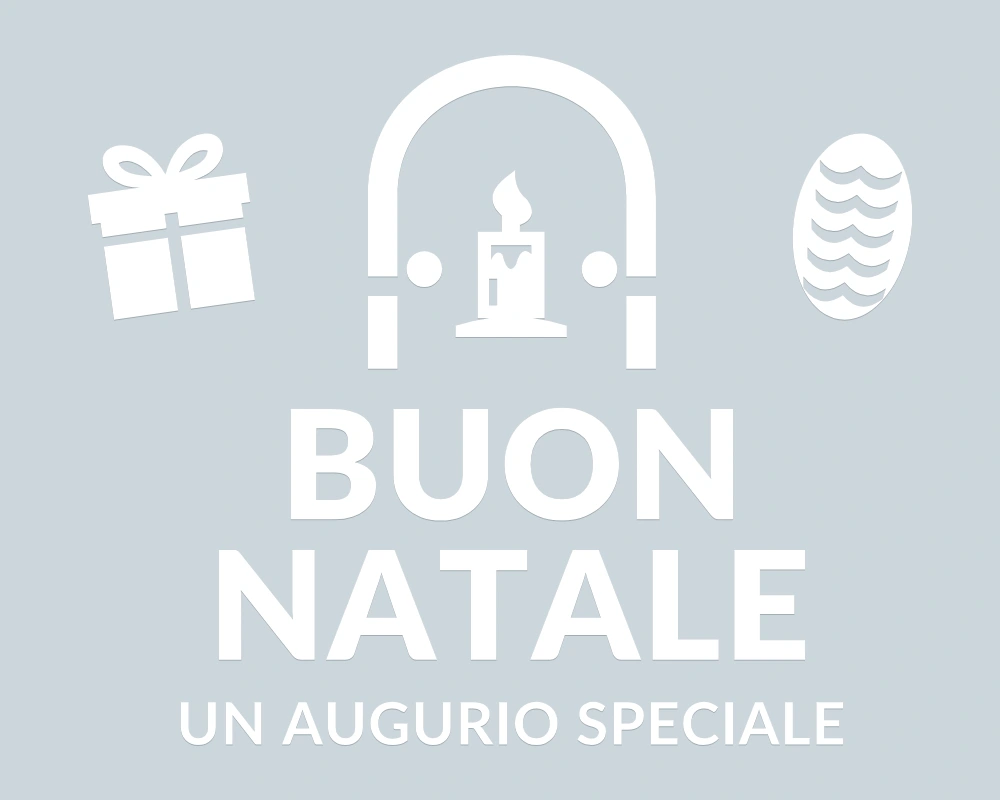 Arco dell'Avvento - Emblema centrale - BUON NATALE - disegno esatto; fondo di presentazione escluso