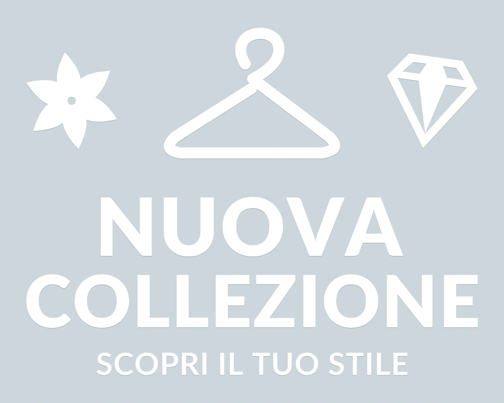 Gruccia di stile - Emblema centrale - NUOVA COLLEZIONE | Adesivo vetrina prespaziato