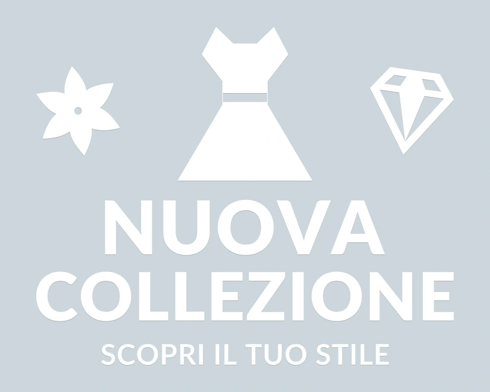 Abito delle novità - Emblema centrale - NUOVA COLLEZIONE | Adesivo vetrina prespaziato