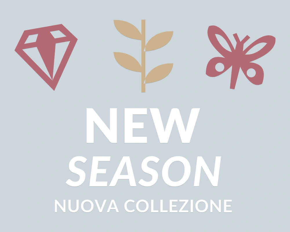 Ramo di tendenza - Trio decorativo - NEW SEASON | Adesivo vetrina prespaziato