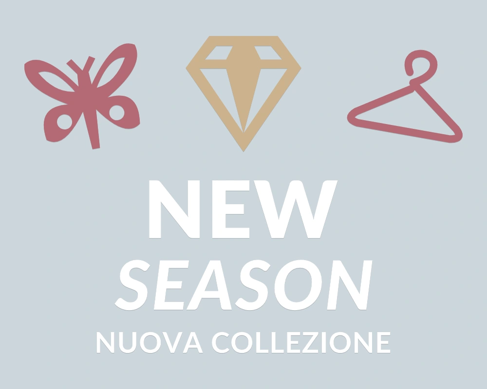 Taglio prezioso - Trio decorativo - NEW SEASON | Adesivo vetrina prespaziato