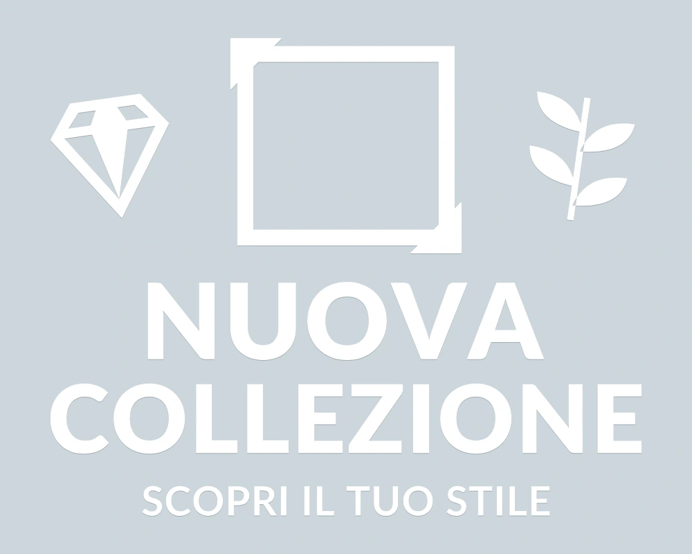 Quadro di novità - Emblema centrale - NUOVA COLLEZIONE | Adesivo vetrina prespaziato