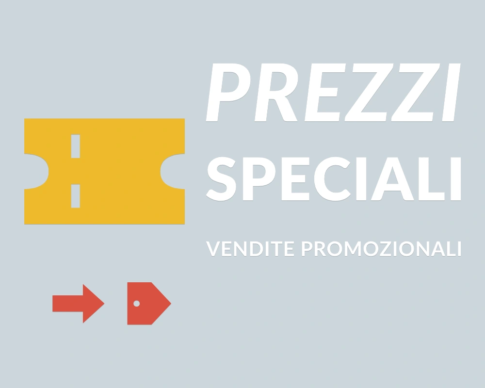 Buono d'occasione - Insegna laterale - PREZZI SPECIALI | Adesivo vetrina prespaziato