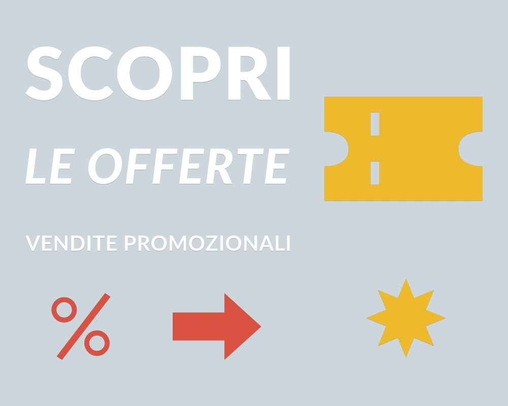 Buono d'occasione - Cornice asimmetrica - SCOPRI LE OFFERTE | Adesivo vetrina prespaziato