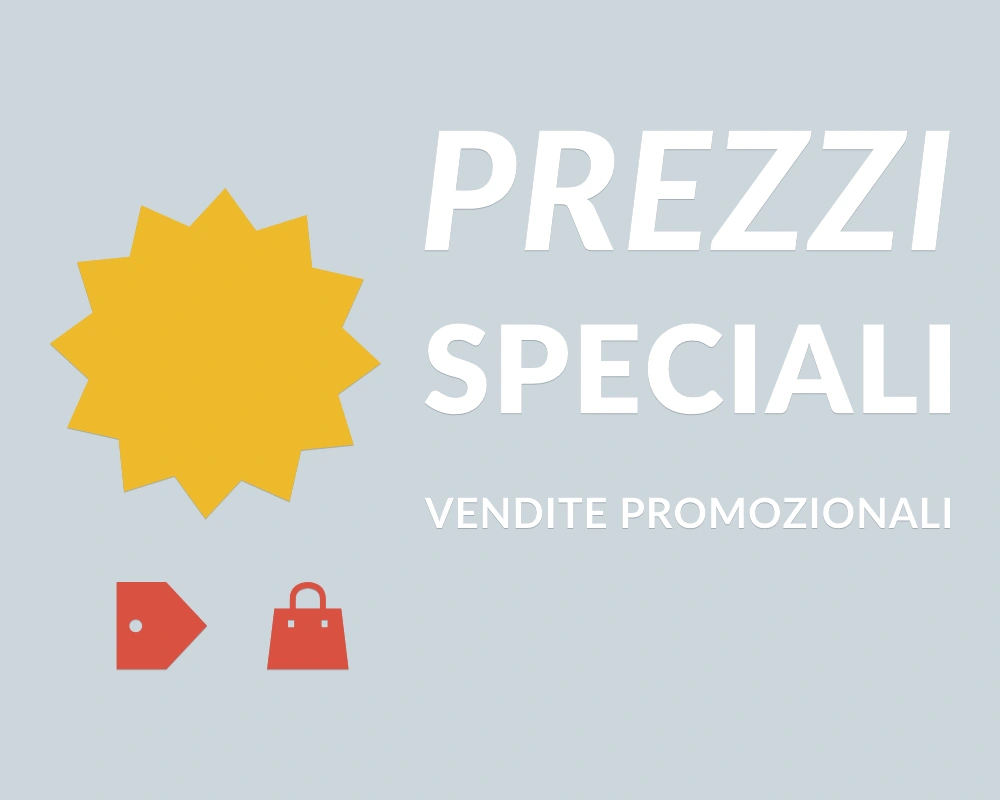 Esplosione convenienza - Insegna laterale - PREZZI SPECIALI | Adesivo vetrina prespaziato