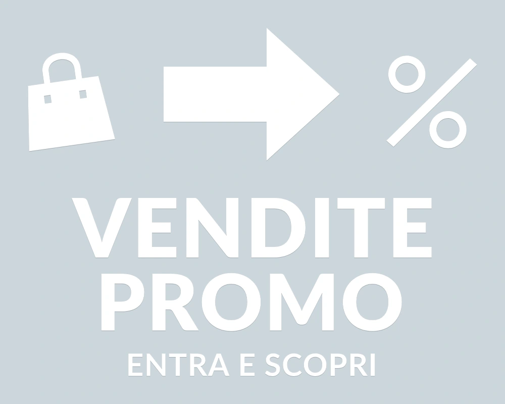 Freccia delle occasioni - Emblema centrale - VENDITE PROMO | Adesivo vetrina prespaziato