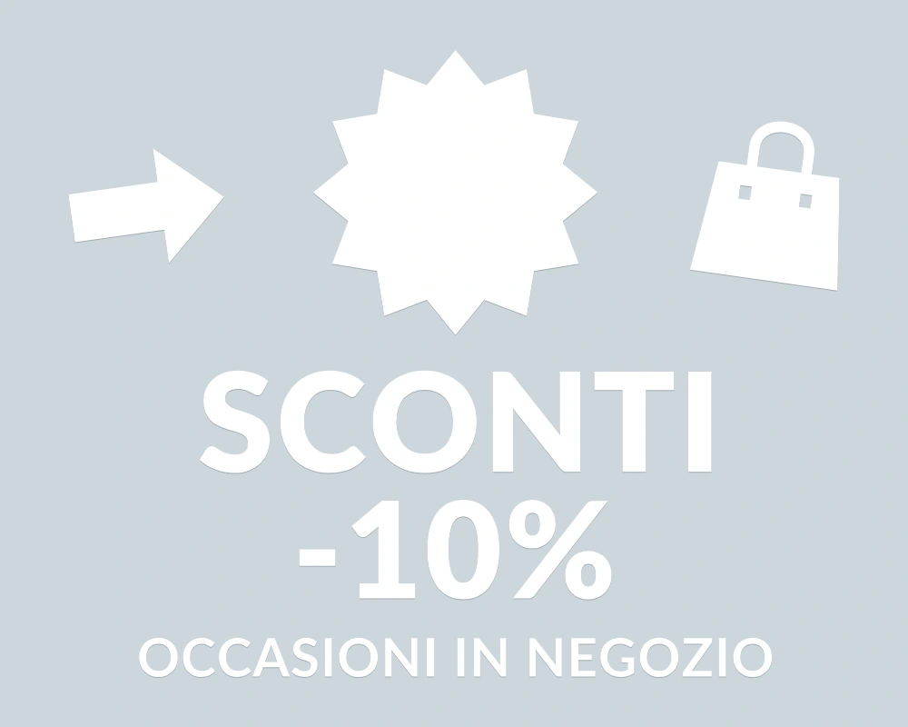 Ribasso esplosivo - Emblema centrale - SCONTI -10% | Adesivo vetrina prespaziato