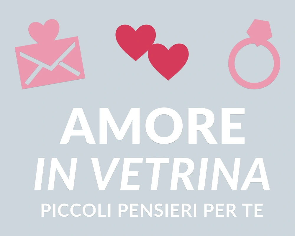 Due cuori in viaggio - Trio decorativo - AMORE IN VETRINA | Adesivo vetrina prespaziato