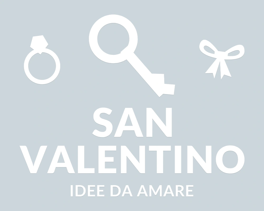 Chiave dei desideri - Emblema centrale - SAN VALENTINO | Adesivo vetrina prespaziato