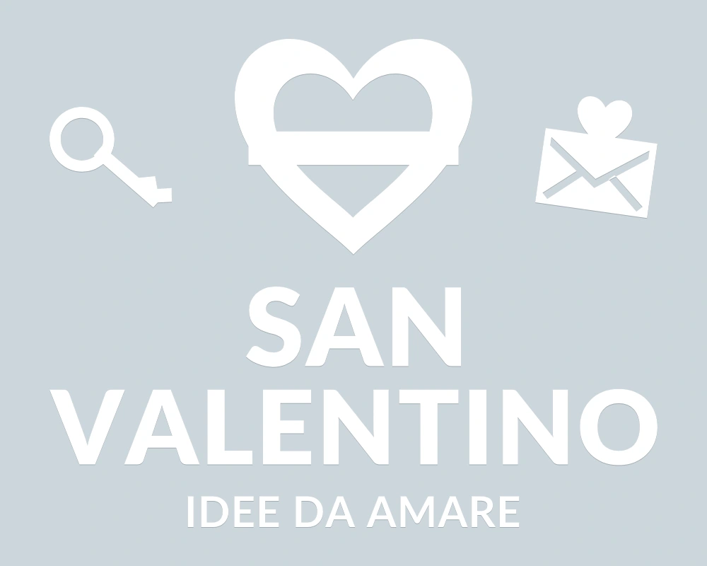 Cuore con nastro - Emblema centrale - SAN VALENTINO | Adesivo vetrina prespaziato
